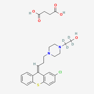 molecular formula C26H31ClN2O5S B13707805 Zuclopenthixol-d4 Succinate Salt 