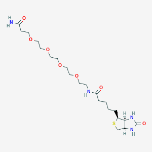 molecular formula C21H38N4O7S B13707808 Biotin-PEG4-Amide 