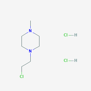 molecular formula C7H16Cl2N2 B1370781 1-(2-氯乙基)-4-甲基哌嗪二盐酸盐 CAS No. 5753-26-4