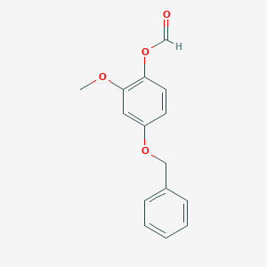 molecular formula C15H14O4 B13707816 4-(Benzyloxy)-2-methoxyphenyl Formate 