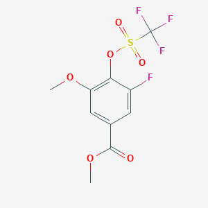 Methyl 3-Fluoro-5-methoxy-4-[[(trifluoromethyl)sulfonyl]oxy]benzoate