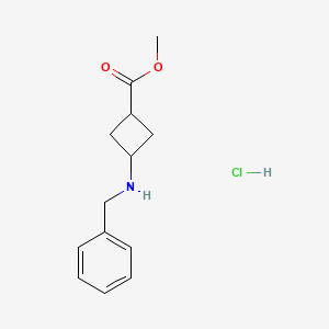 Methyl cis-3-(Benzylamino)cyclobutanecarboxylate Hydrochloride