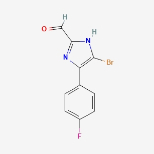 5-Bromo-4-(4-fluorophenyl)imidazole-2-carbaldehyde