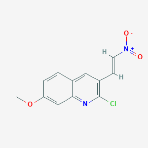 E-2-Chloro-7-methoxy3-(2-nitro)vinylquinoline