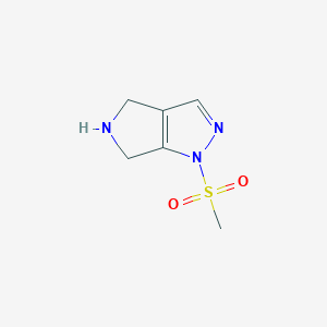 1-(Methylsulfonyl)-1,4,5,6-tetrahydropyrrolo[3,4-c]pyrazole