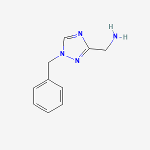 molecular formula C10H12N4 B13707951 (1-Benzyl-1H-1,2,4-triazol-3-yl)methanamine 