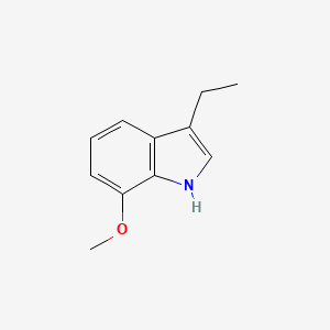 molecular formula C11H13NO B13707956 3-Ethyl-7-methoxy-1H-indole 