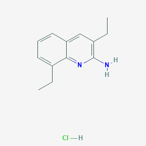 2-Amino-3,8-diethylquinoline hydrochloride