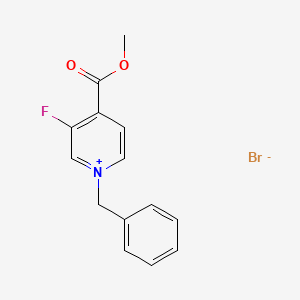 molecular formula C14H13BrFNO2 B13707983 1-Benzyl-3-fluoro-4-(methoxycarbonyl)-1-pyridinium Bromide 