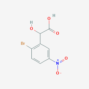 2-Bromo-5-nitromandelic acid