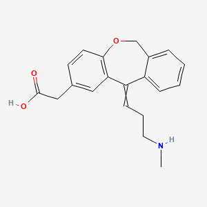 (E)-2-[11-[3-(Methylamino)propylidene]-6,11-dihydrodibenzo[b,e]oxepin-2-yl]acetic Acid