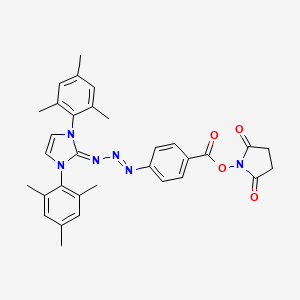 molecular formula C32H32N6O4 B13708005 BB1-NHS ester 