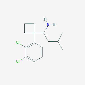 1-[1-(2,3-Dichlorophenyl)cyclobutyl]-3-methyl-1-butylamine