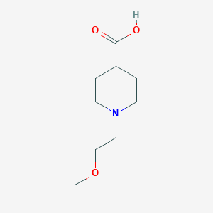 molecular formula C9H17NO3 B1370803 1-(2-Methoxyethyl)piperidine-4-carboxylic acid CAS No. 773829-96-2