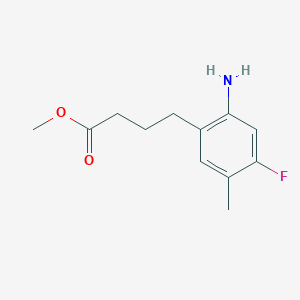 Methyl 4-(2-Amino-4-fluoro-5-methylphenyl)butanoate