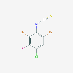 4-Chloro-2,6-dibromo-3-fluorophenylisothiocyanate