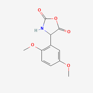 molecular formula C11H11NO5 B13708060 4-(2,5-Dimethoxyphenyl)oxazolidine-2,5-dione 