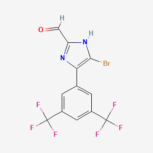 4-[3,5-Bis(trifluoromethyl)phenyl]-5-bromoimidazole-2-carbaldehyde