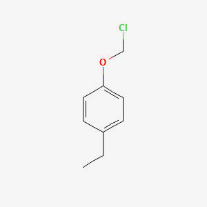 molecular formula C9H11ClO B13708099 1-(Chloromethoxy)-4-ethylbenzene 