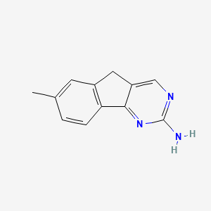 7-Methyl-5H-indeno[1,2-d]pyrimidin-2-amine