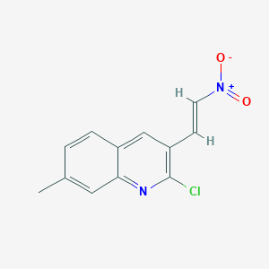 E-2-Chloro-7-methyl-3-(2-nitro)vinylquinoline