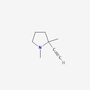 2-Ethynyl-1,2-dimethylpyrrolidine