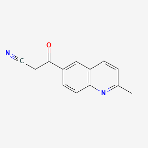 3-(2-Methyl-6-quinolyl)-3-oxopropanenitrile