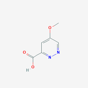 molecular formula C6H6N2O3 B1370825 5-甲氧基哒嗪-3-羧酸 CAS No. 1530832-17-7