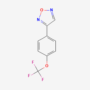 3-[4-(Trifluoromethoxy)phenyl]-1,2,5-oxadiazole