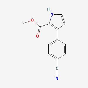 Methyl 3-(4-Cyanophenyl)-1H-pyrrole-2-carboxylate