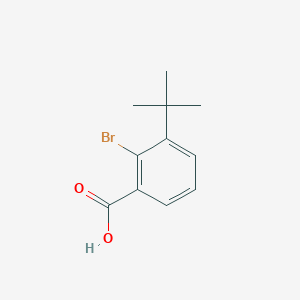 molecular formula C11H13BrO2 B13708301 2-Bromo-3-(tert-butyl)benzoic Acid 