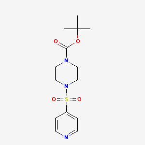 molecular formula C14H21N3O4S B13708355 1-Boc-4-(4-pyridylsulfonyl)piperazine 