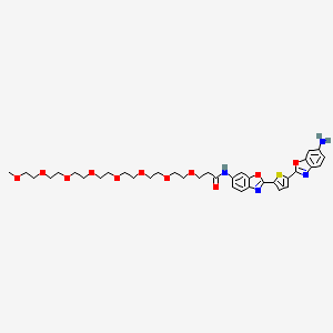 molecular formula C36H46N4O11S B13708377 m-PEG8-BBTA 