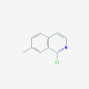 molecular formula C10H8ClN B1370838 1-氯-7-甲基异喹啉 CAS No. 24188-80-5