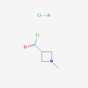 molecular formula C5H9Cl2NO B13708420 1-Methylazetidine-3-carbonyl Chloride Hydrochloride 