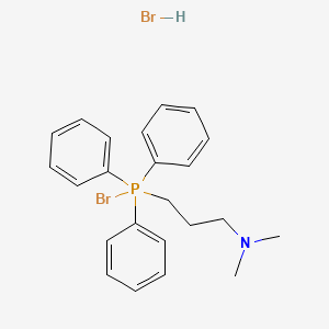 molecular formula C23H28Br2NP B13708449 (3-Dimethylaminopropyl)triphenylphosphonium bromide hbr 