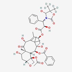 molecular formula C43H51NO15 B13708459 Docetaxel-d6 Metabolites M1 and M3 (Mixture of Diastereomers) 