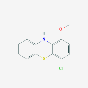 molecular formula C13H10ClNOS B13708469 4-chloro-1-methoxy-10H-phenothiazine 