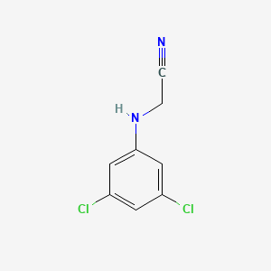 molecular formula C8H6Cl2N2 B13708561 2-((3,5-Dichlorophenyl)amino)acetonitrile 