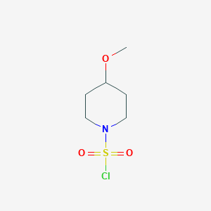 molecular formula C6H12ClNO3S B1370858 4-Methoxypiperidine-1-sulfonyl chloride CAS No. 355849-73-9