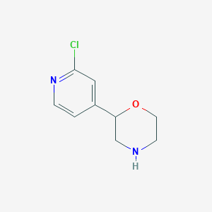 2-(2-Chloro-4-pyridinyl)morpholine