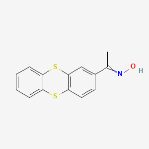 N-(1-thianthren-2-ylethylidene)hydroxylamine