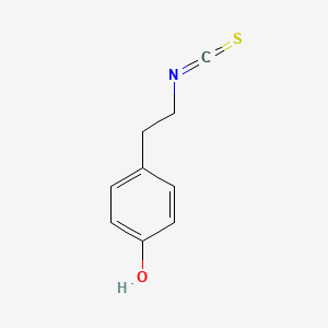 molecular formula C9H9NOS B13708628 4-(2-Isothiocyanatoethyl)phenol CAS No. 60114-04-7