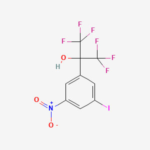 1,1,1,3,3,3-Hexafluoro-2-(3-iodo-5-nitrophenyl)-2-propanol