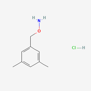 molecular formula C9H14ClNO B13708666 o-(3,5-Dimethylbenzyl)hydroxylamine hydrochloride 