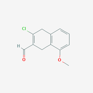 3-Chloro-8-methoxy-1,4-dihydronaphthalene-2-carbaldehyde