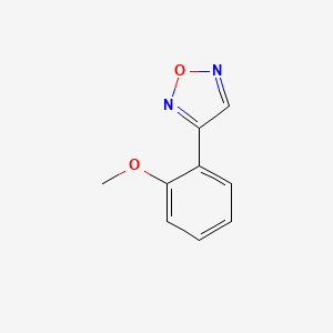 molecular formula C9H8N2O2 B13708701 3-(2-Methoxyphenyl)-1,2,5-oxadiazole 