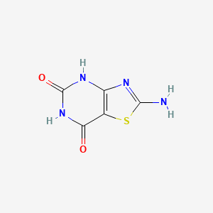 2-Amino[1,3]thiazolo[4,5-d]pyrimidine-5,7-diol