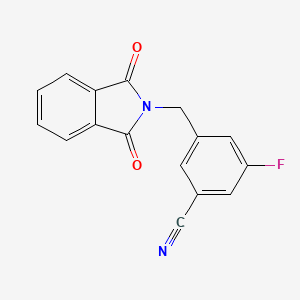 3-[(1,3-Dioxo-2-isoindolinyl)methyl]-5-fluorobenzonitrile