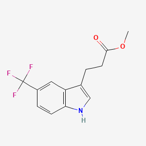 Methyl 3-[5-(Trifluoromethyl)-3-indolyl]propanoate